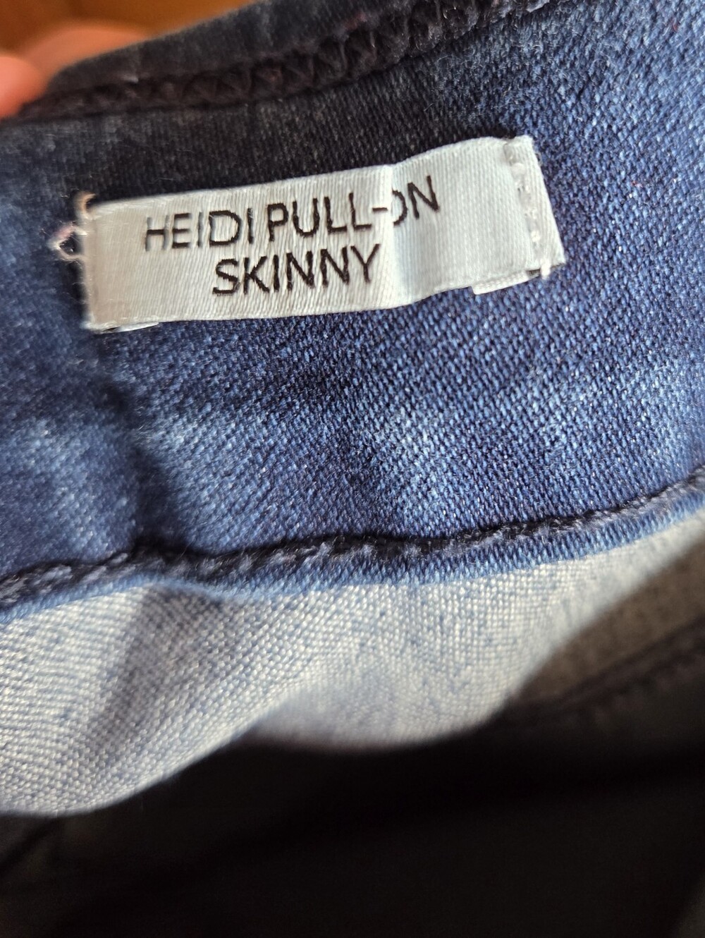 Nine West Heidi Pull On Skinny Jeans Size 16 Dark Wash - Picture 5 of 5
